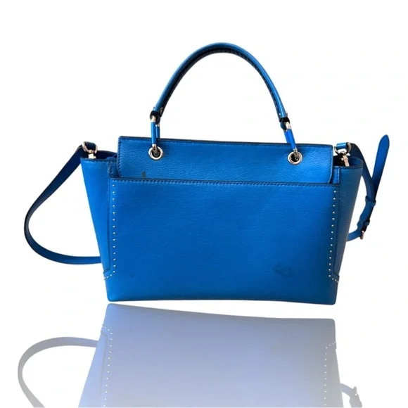 Henri Bendel Stanton Studded Top Handle Satchel Multiway Bag - Picture 2 of 12